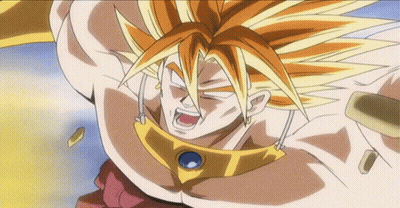 Cartoon Man with Orange Hair and Gold Necklace