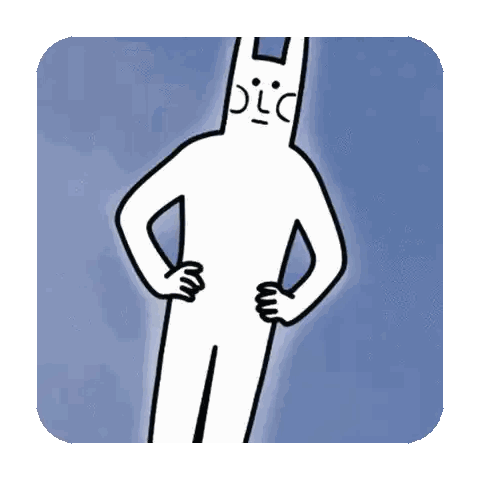 Cartoon Man With Pic Face Sticker