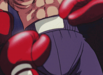 Cartoon Man With Red Boxing Glove
