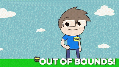Cartoon Man With Simon Name Tag GIF