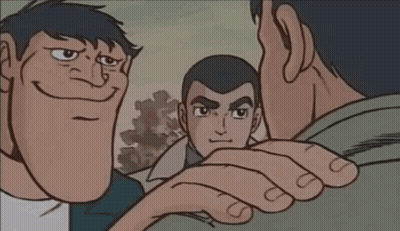Cartoon Man With Very Long Neck GIF