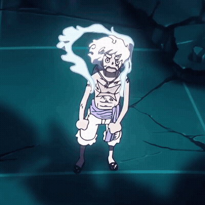 Cartoon Man With White Hair and Purple Scarf