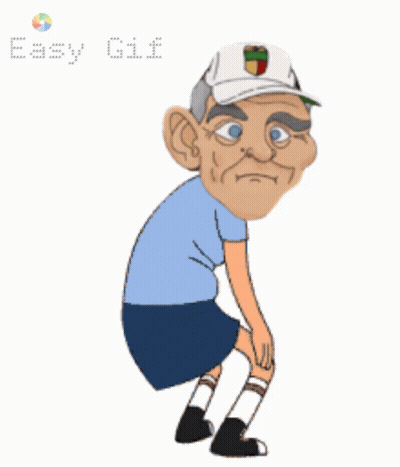 Cartoon Man With White Hat And Heart GIF