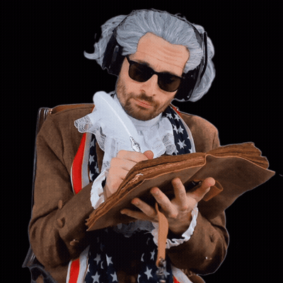 Cartoon Man With Wolf Head GIF