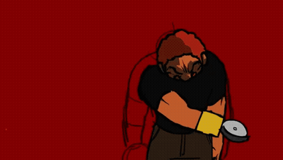 Cartoon Man With Yellow Glove GIF