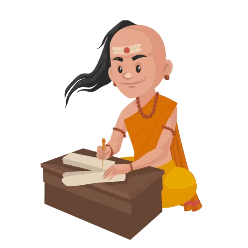 Cartoon Man Writing In Book Sticker