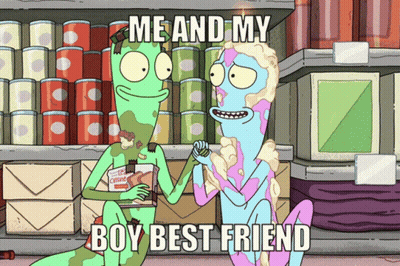 Cartoon Me And My Boy Best Friend In The Corner GIF