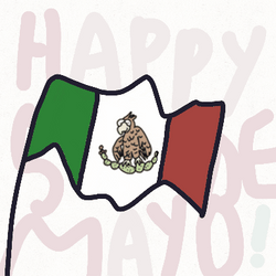 Cartoon Mexican Happy Cinco De Mayo GIF