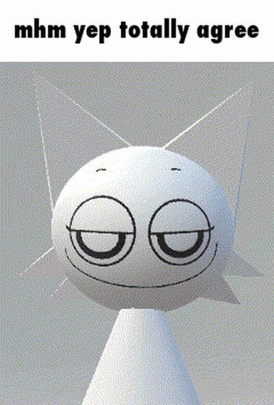 Cartoon Mhm Yep Totally Agree GIF