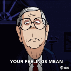 Cartoon Mitch McConnell Speaking Meme GIF