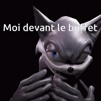 Cartoon Moi Devant Le Buffet GIF
