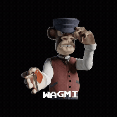 Cartoon Monkey Holding Key Nagmi GIF