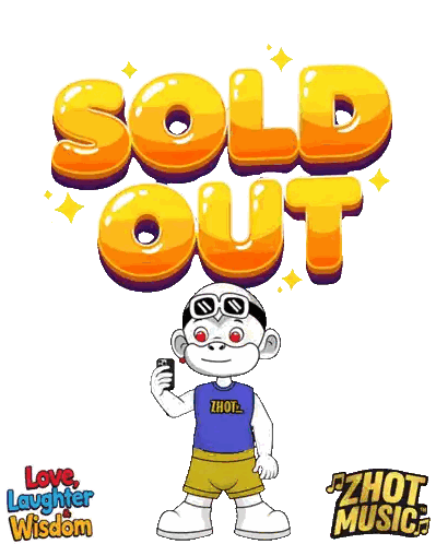 Cartoon Monkey Holding Lighter Sticker