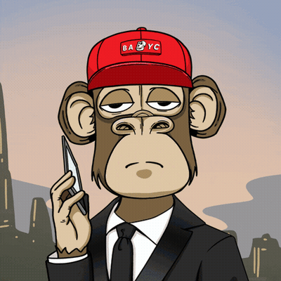 Cartoon Monkey in Red Hat Saying Ba Yc