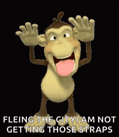 Cartoon Monkey Making Funny Face Sticking Tongue Out GIF