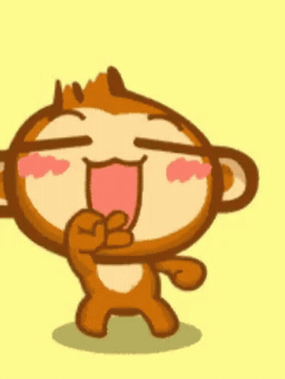 Cartoon Monkey Mouth Open GIF