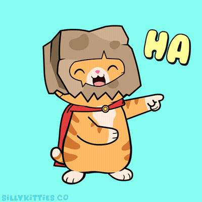 Cartoon Monkey Saying Ha-Ha-Ha GIF