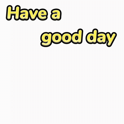 Cartoon Monkey Says Have a Good Day