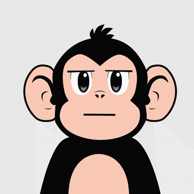 Cartoon Monkey Shushing GIF
