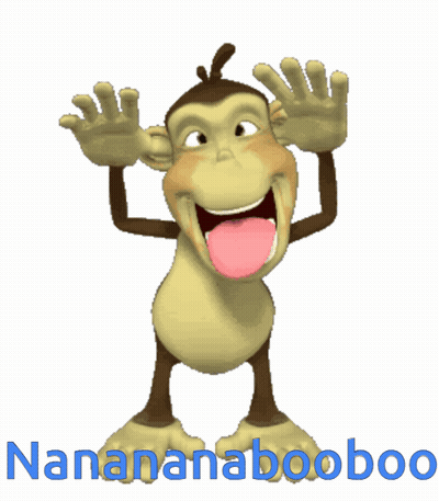 Cartoon Monkey Tongue Hanging Out Nananananabooboo GIF
