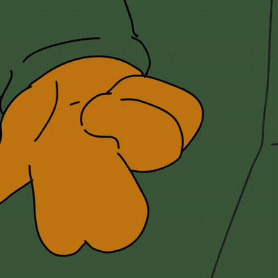 Cartoon Monkey With Red Lip GIF