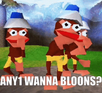 Cartoon Monkeys Any1 Wanna Bloons GIF