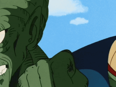Cartoon Monster With Blue Sky GIF
