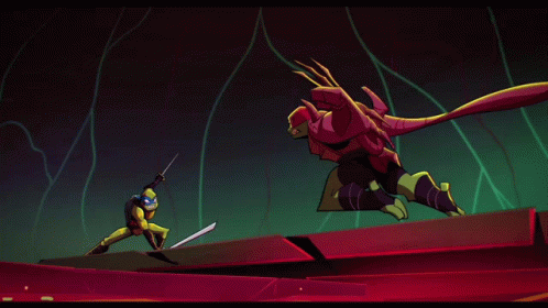 Cartoon Monster With Sword GIF