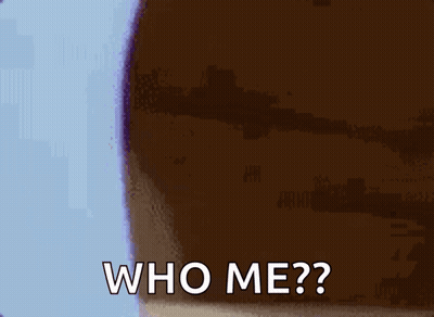 Cartoon Mouse Covering Face Saying Who Me GIF