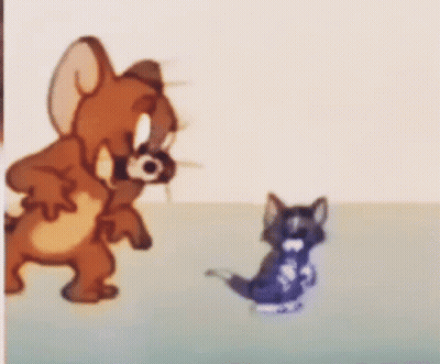 Cartoon Mouse Holding Sword And Wearing Hat GIF