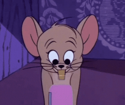 Cartoon Mouse In Dress And Crown GIF