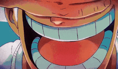 Cartoon Mouth With Big Smile GIF