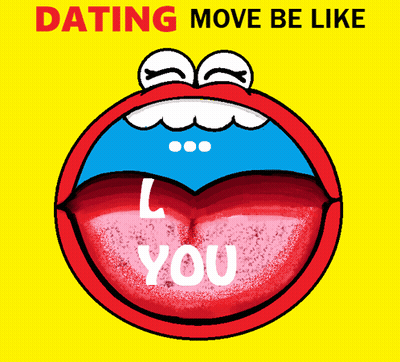 Cartoon Mouth With Dating Move Be Like GIF