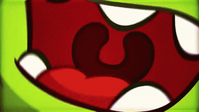 Cartoon Mouth With Swirl GIF