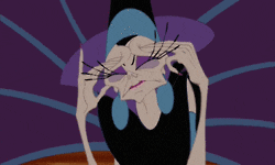 Cartoon Movie Character Yzma Having Headache GIF