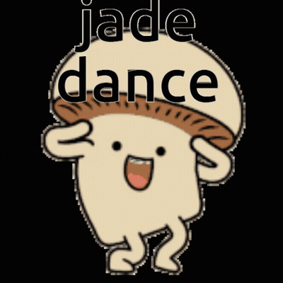 Cartoon Mushroom Saying Jade Dance GIF