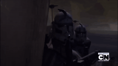 Cartoon Network Advertisement Two Stormtroopers GIF