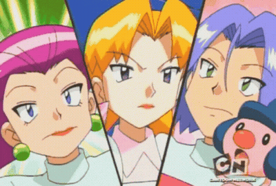 Cartoon Network Advertisement With Three Characters GIF