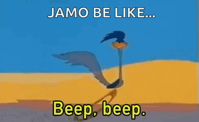 Cartoon Ostrich Running Saying Beep Beep GIF