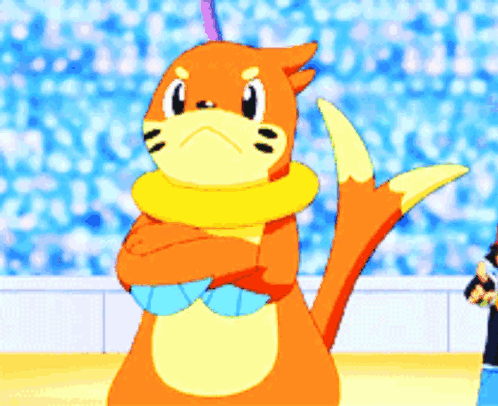 Cartoon Otter With Arms Crossed GIF