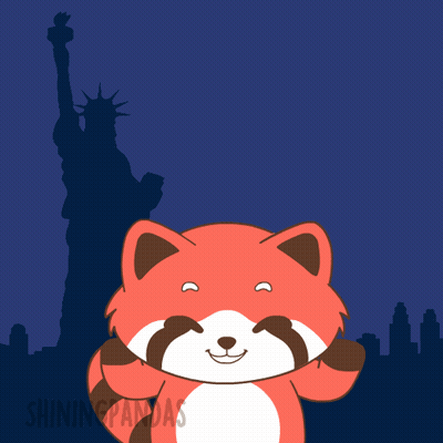 Cartoon Panda Saying Shining Pandas GIF