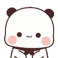Cartoon Panda With Tie And Bow Tie Sticker