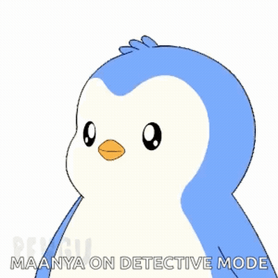 Cartoon Penguin Detective Mode Maanya GIF