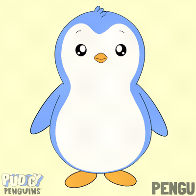 Cartoon Penguin Getting X-Ray With Name Pengu GIF