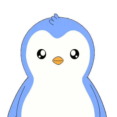 Cartoon Penguin Giving Thumbs Up Sticker