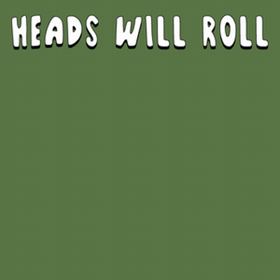 Cartoon Penguin Heads Will Roll GIF