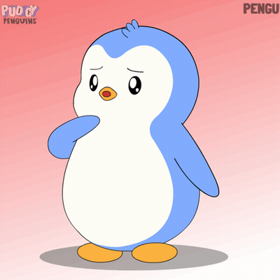 Cartoon Penguin Named Pengu GIF