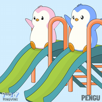 Cartoon Penguin Named Pengu GIF