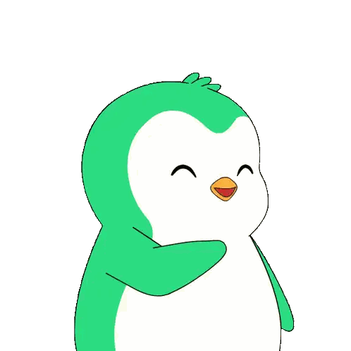 Cartoon Penguin Not Funny Sticker