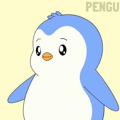 Cartoon Penguin Saying Yes GIF